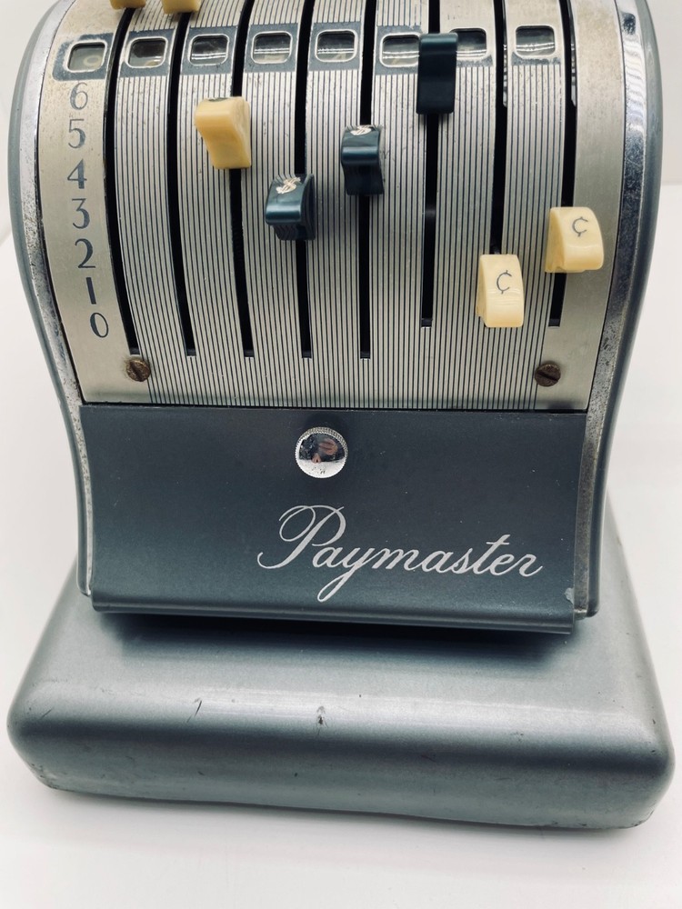 Paymaster Check Machine Series S-600 Vintage