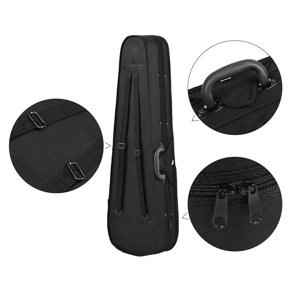 Professional 4/4 Full Size Violin Triangle Shape Case Box Hard & Super Light