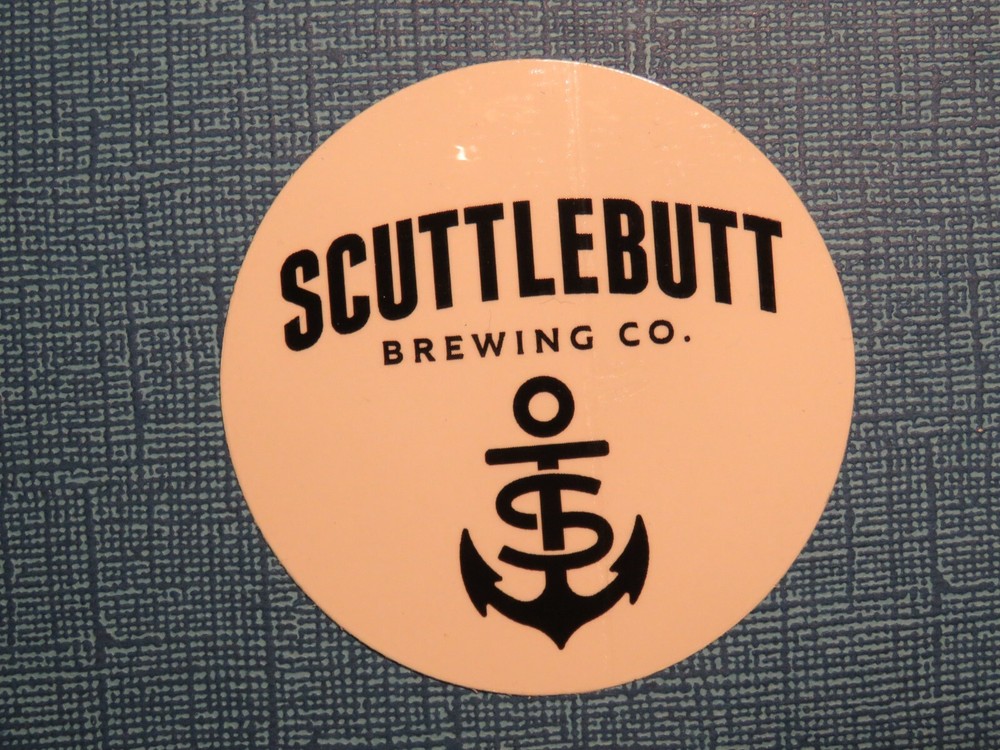 BEER Brewery STICKER ~ SCUTTLEBUTT Brewing Co Since 1996 - Everett, WASHINGTON