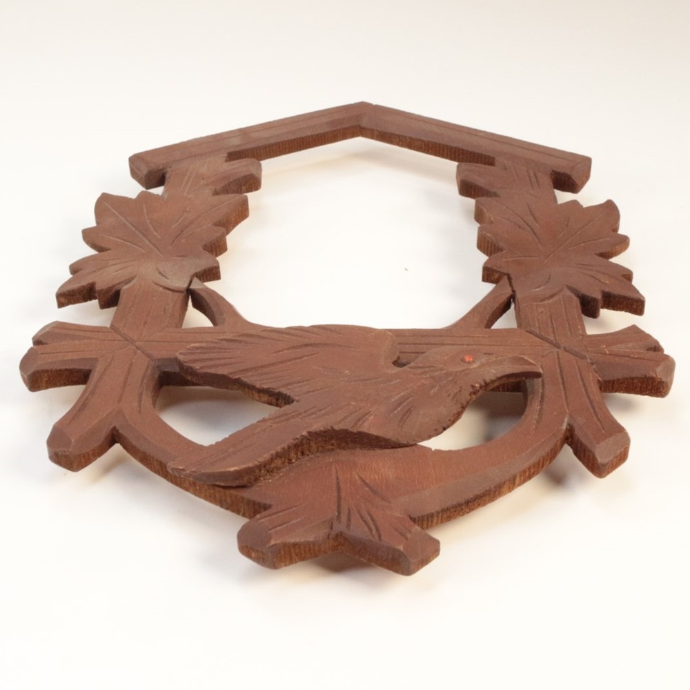 Cuckoo Clock Case Frame with Bird 10 inches tall - GL131