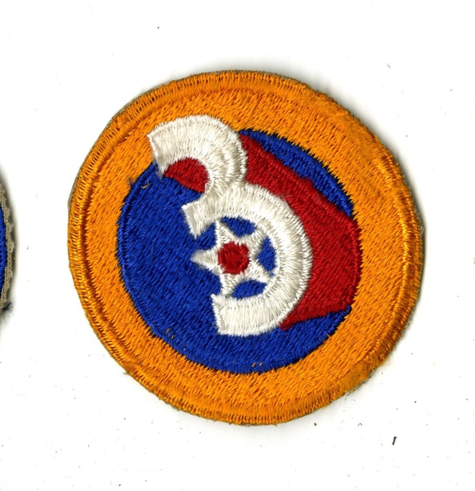 3rd Air Force Patch White Back WWII Vintage Florida Antisubmarine