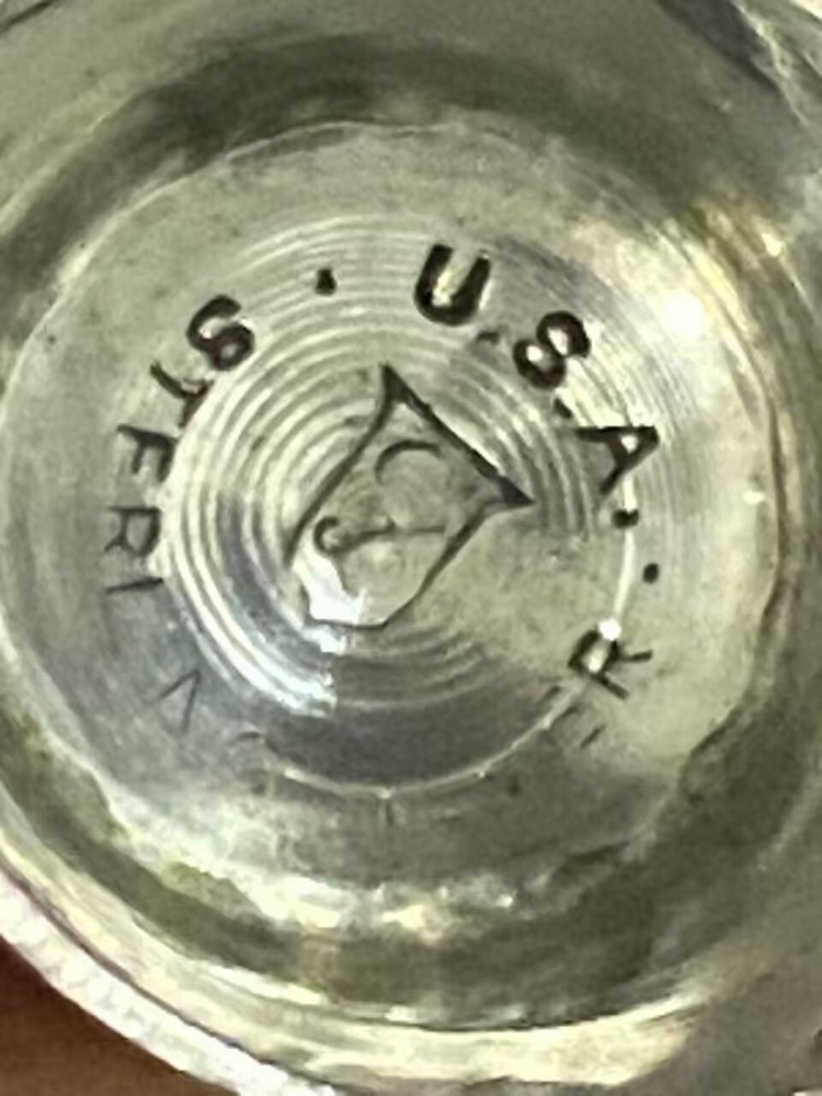 Antique 2x c1910 Solid Silver Thimbles One by U.S.A Simon Brothers & Other