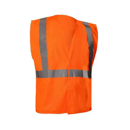 Condor 786F58 Class 2, Orange, Hook-And-Loop, Solid, N