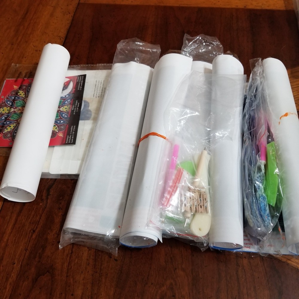 diy diamond art mixed lot
