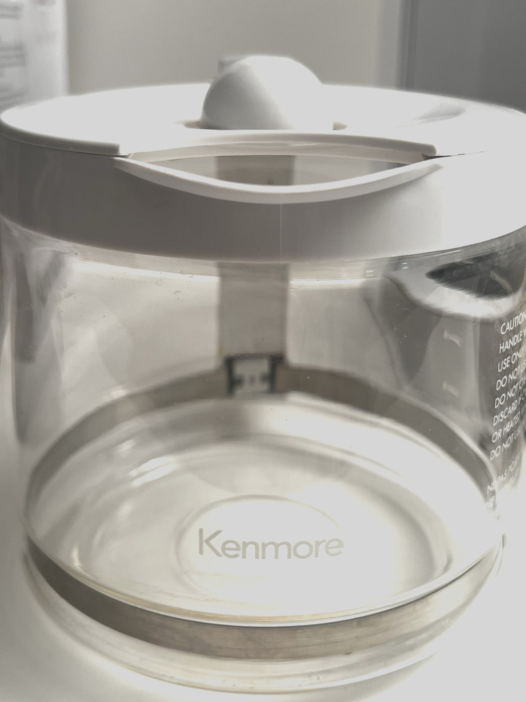 Kenmore 12 Cup White/Stainless Aroma Control Programmable Coffee Maker EUC