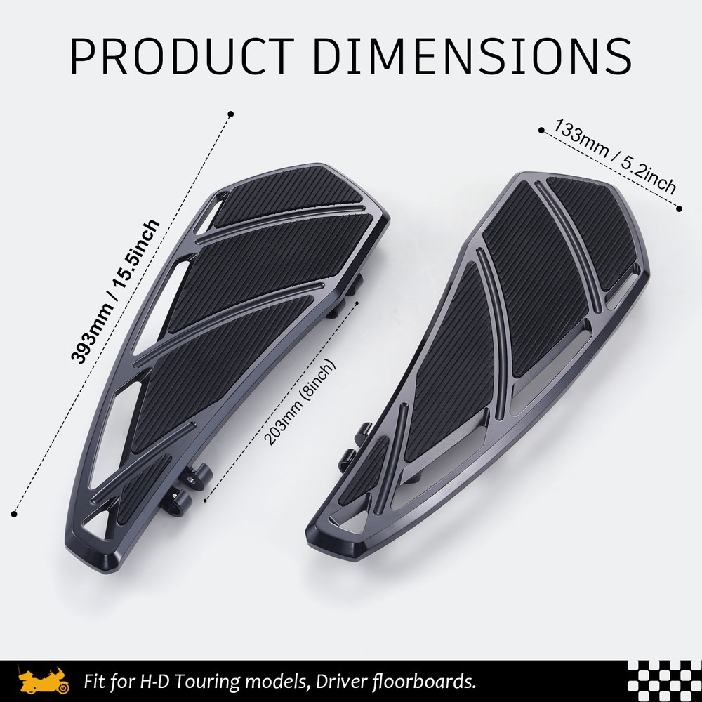 Phantom Front & Rear Floorboard System for Harley Touring FLHX (2014-Present)