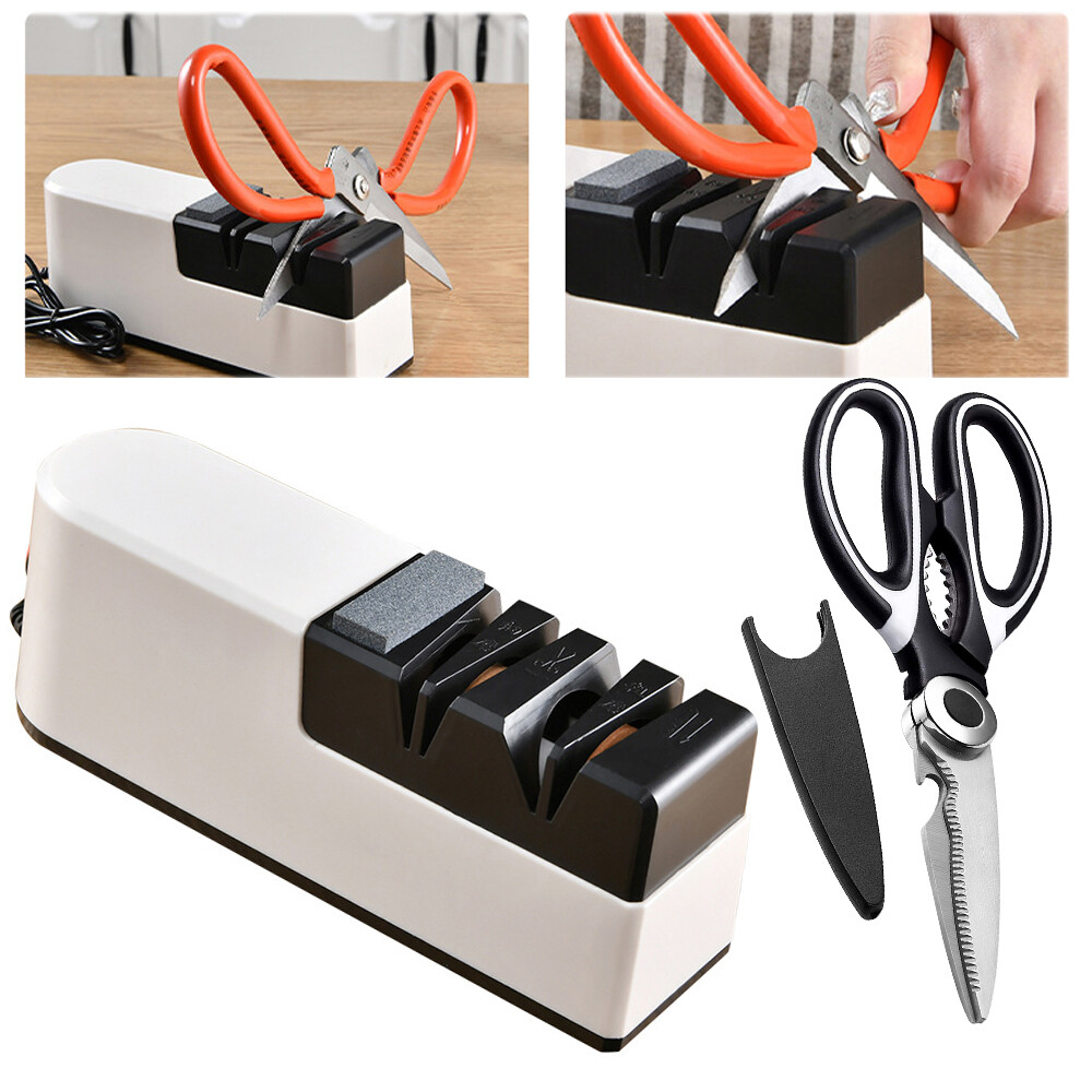 5 in 1 USB Electric Knife Sharpener Tool Machine Drill Knives Scissors Grinder