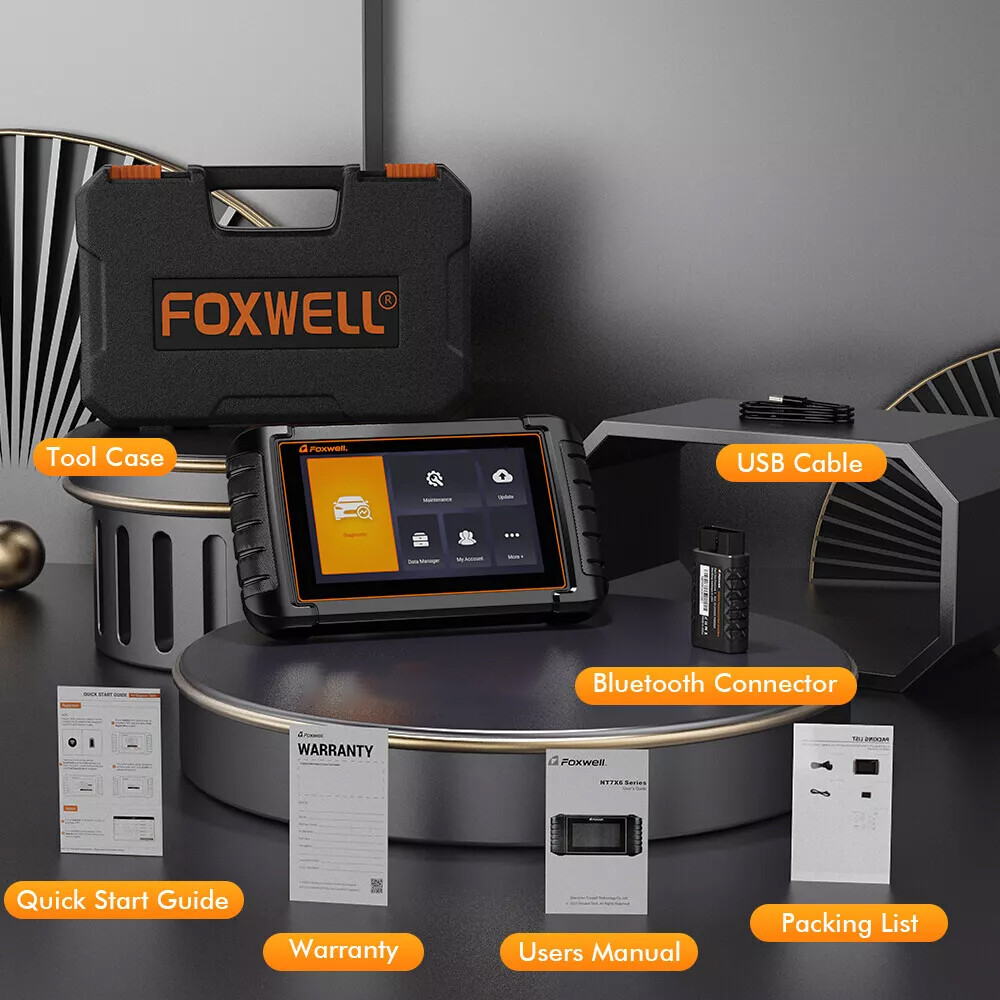 FOXWELL Bluetooth Bidirectional All System Diagnostic Scan Tool Car OBD2 Scanner