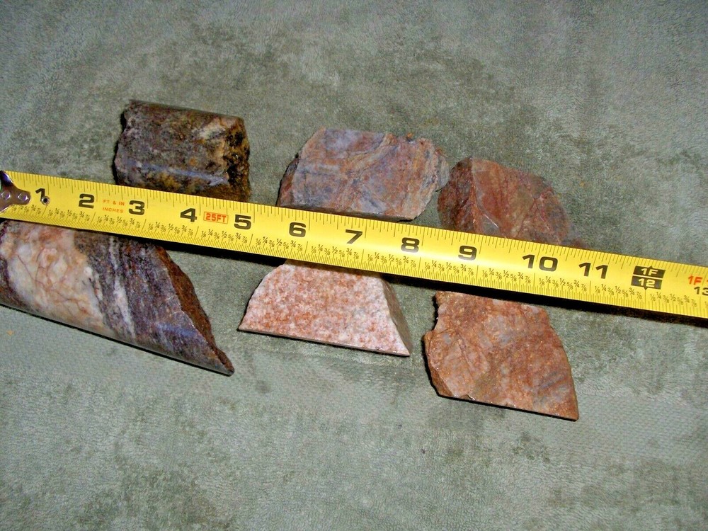 Split Drill Core Samples From Alaska Gold Mine 6 Pieces #9