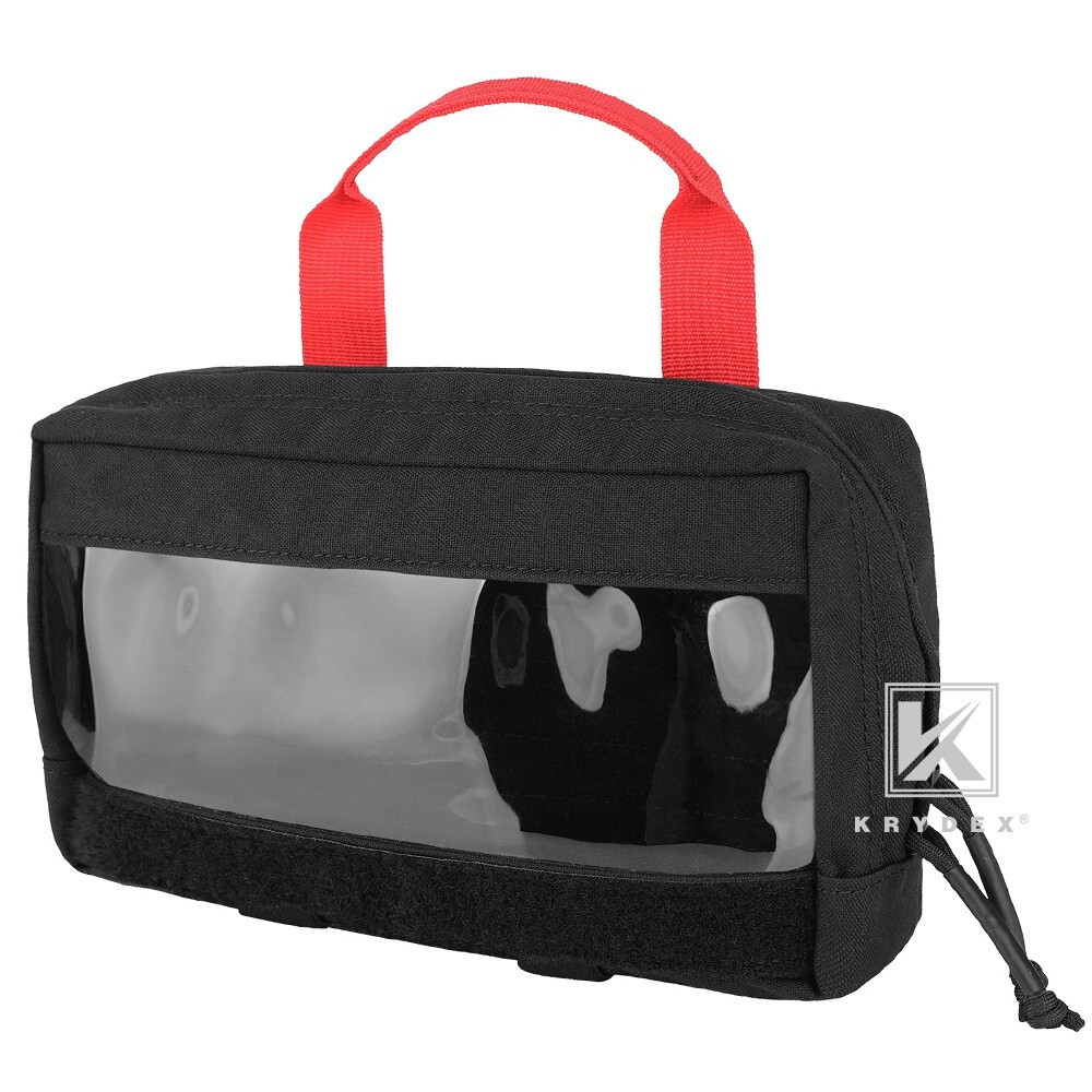 KRYDEX Clear Top Insert Cube Organizer Hook Back Packing Travel Backpack Small