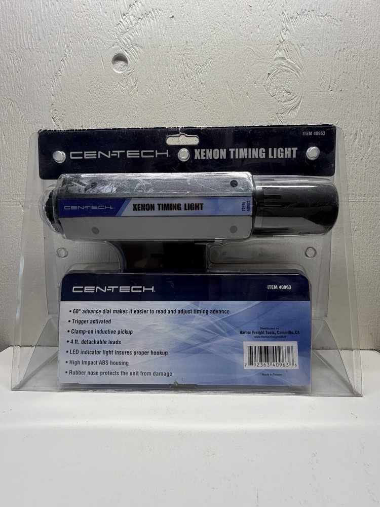 Cen-Tech Xenon Timing Light Black LED Indicator Trigger Activate 40963 New💎