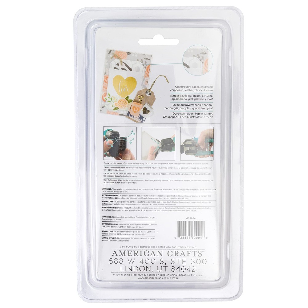 Crop-A-Dile Retro Corner Chomper Small and Large Angle, White, Chomp Down on ...