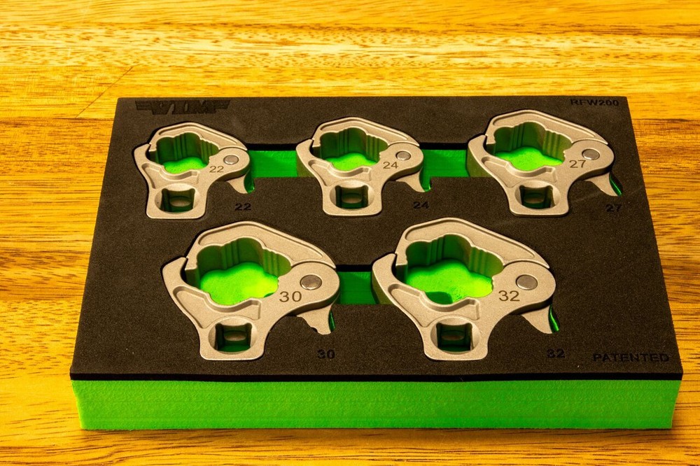 VIM Tools 5 Pc. 1/2'' Dr. Large Ratcheting Flare Nut Wrench Set (RFW200)