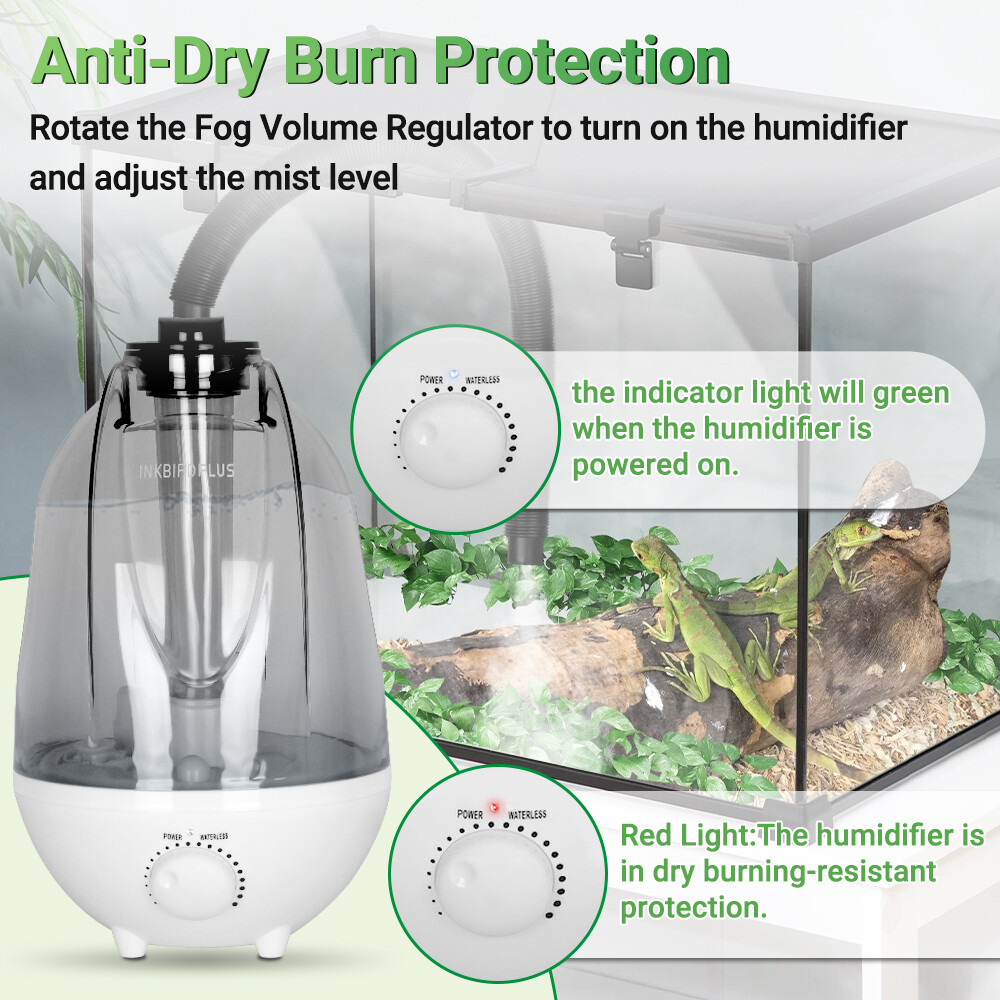 Inkbird Reptile Humidifiers Humidity Control Humidistat Fogger Mushroom Growing