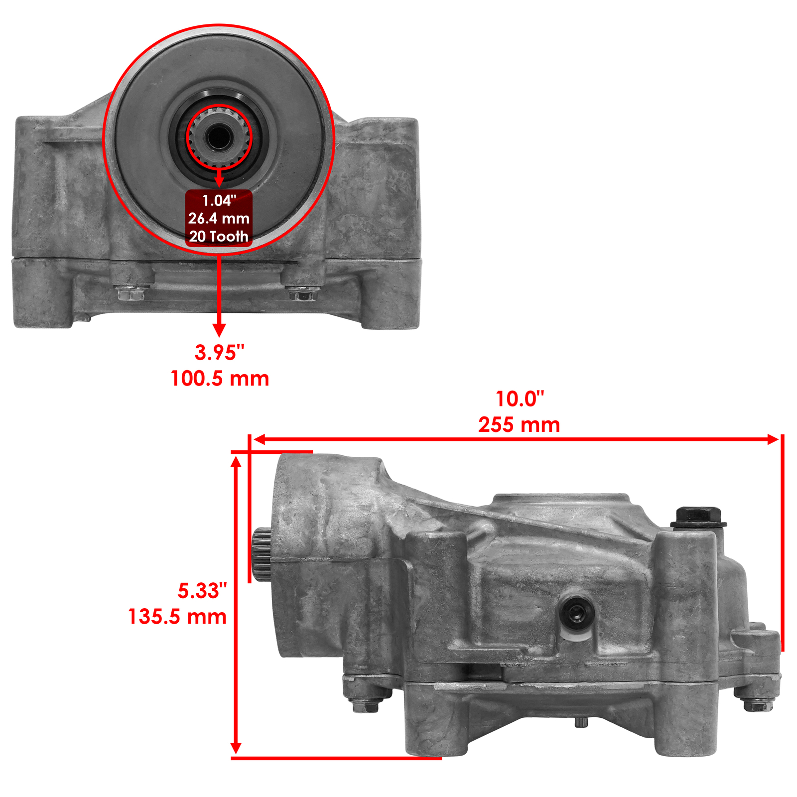 Rear Differential For Can Am Commander 1000 14-15 / Max 1000 14-17 / 1000R 18-19