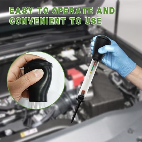 Battery Hydrometer Tester, Car Battery Tester, 8in Precision & Fast Dectection