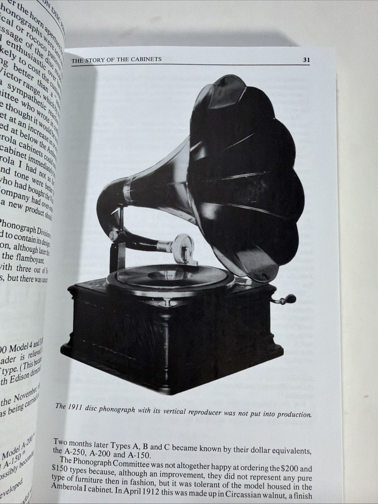 Edison Phonograph Disc ID$ Book 1908-Up Cabinets MORE