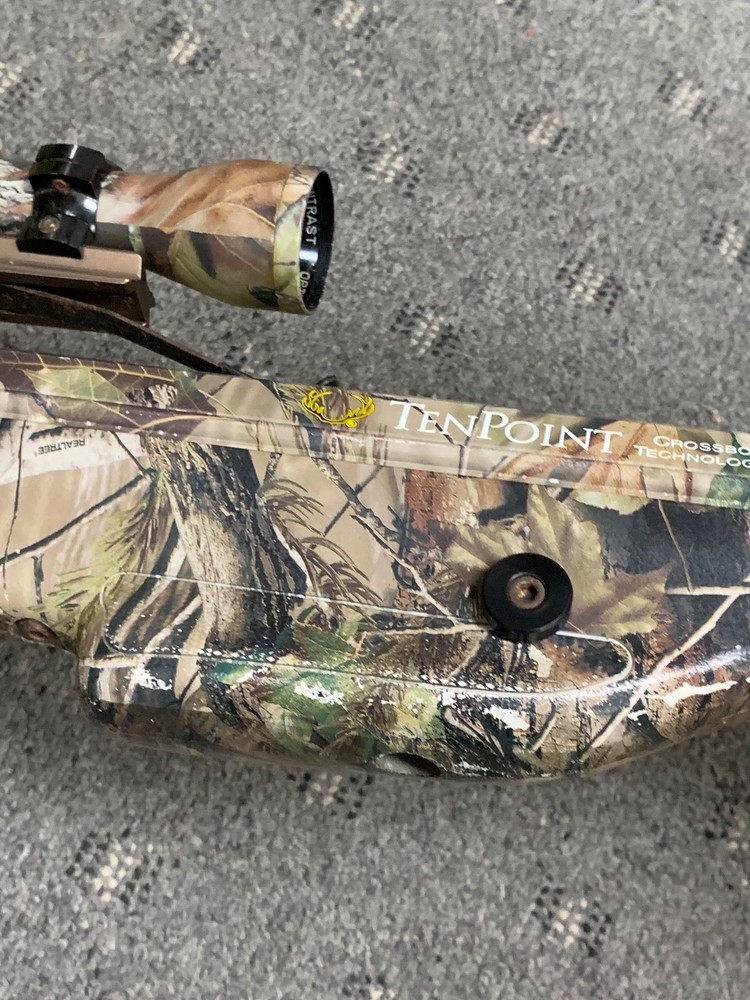 Tenpoint Phantom CLS Crossbow w/ Acu-Draw Cocking Device Scope & Quiver - Nice!