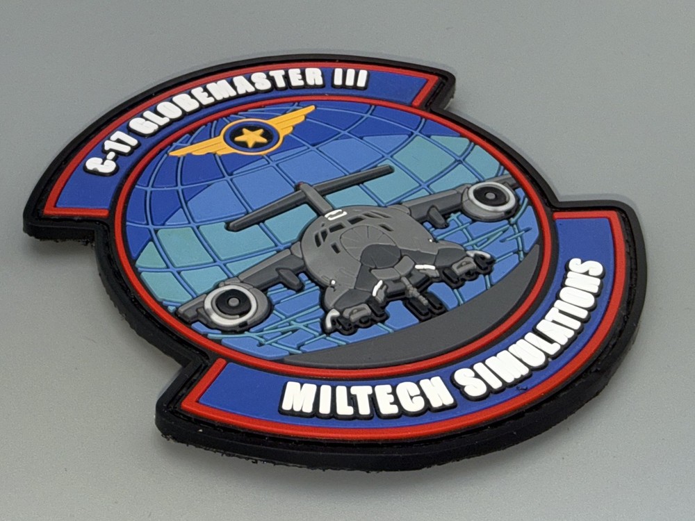 USAF Patch C-17 Globemaster III Miltech Simulations High Quality U.S. Air Force
