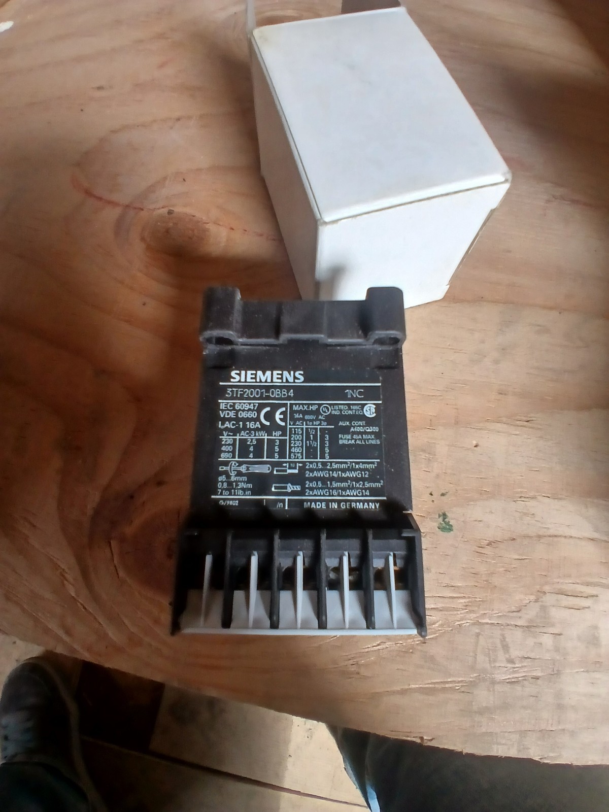 SIEMENS Contactor 3TF2001-0BB4 3TF20 01-0BB4 24VDC