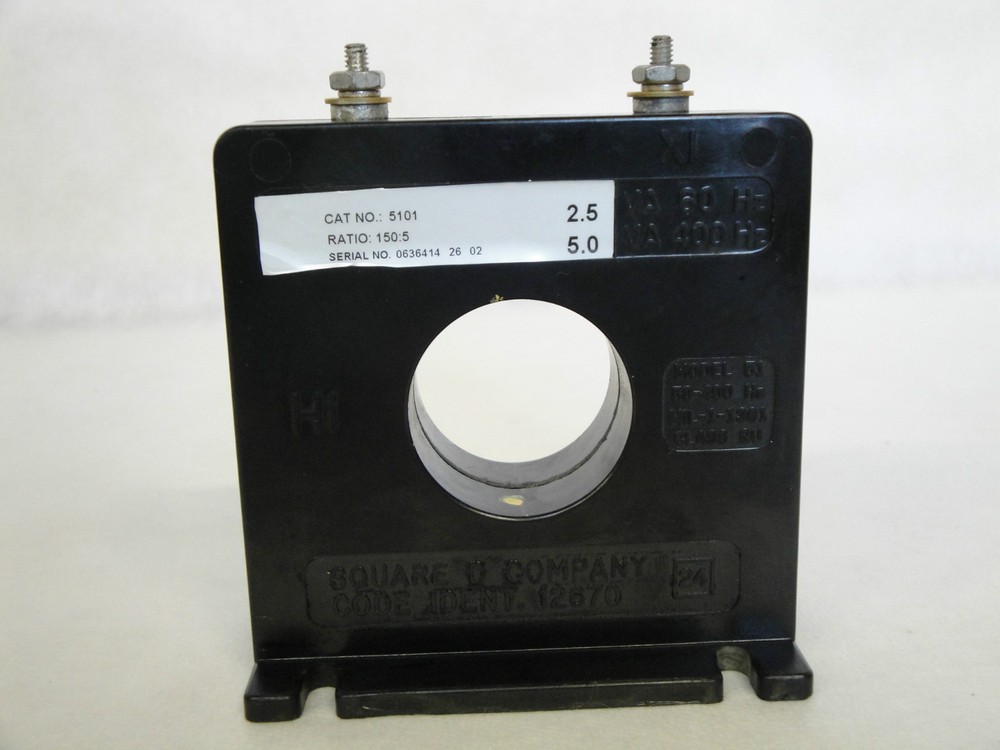 NEW IN BOX SQUARE D 5101 CURRENT TRANSFORMER
