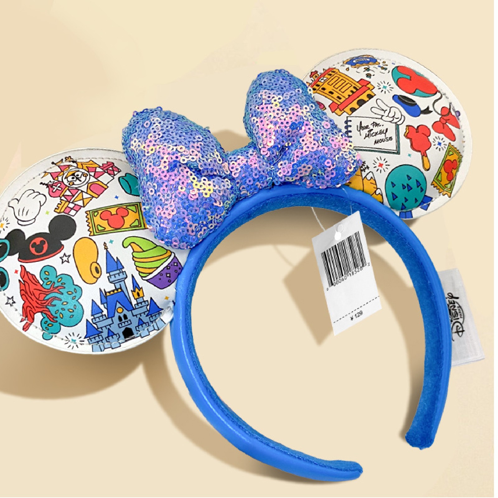 2025 Disney Parks Play In The Parks Minnie Ears Castle Epcot Dole Whip Headband