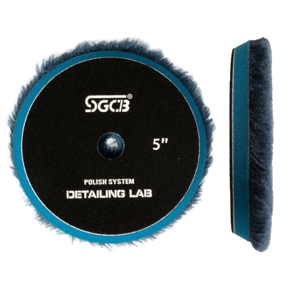 6" Wool Buffing Pads 3Pcs - Coarse, Medium, Light Cutting Car Wool Polishing ...