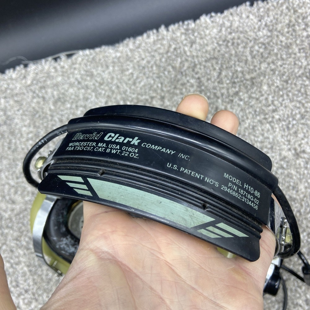 David Clark Headset H10-86 Aviation Green Untested