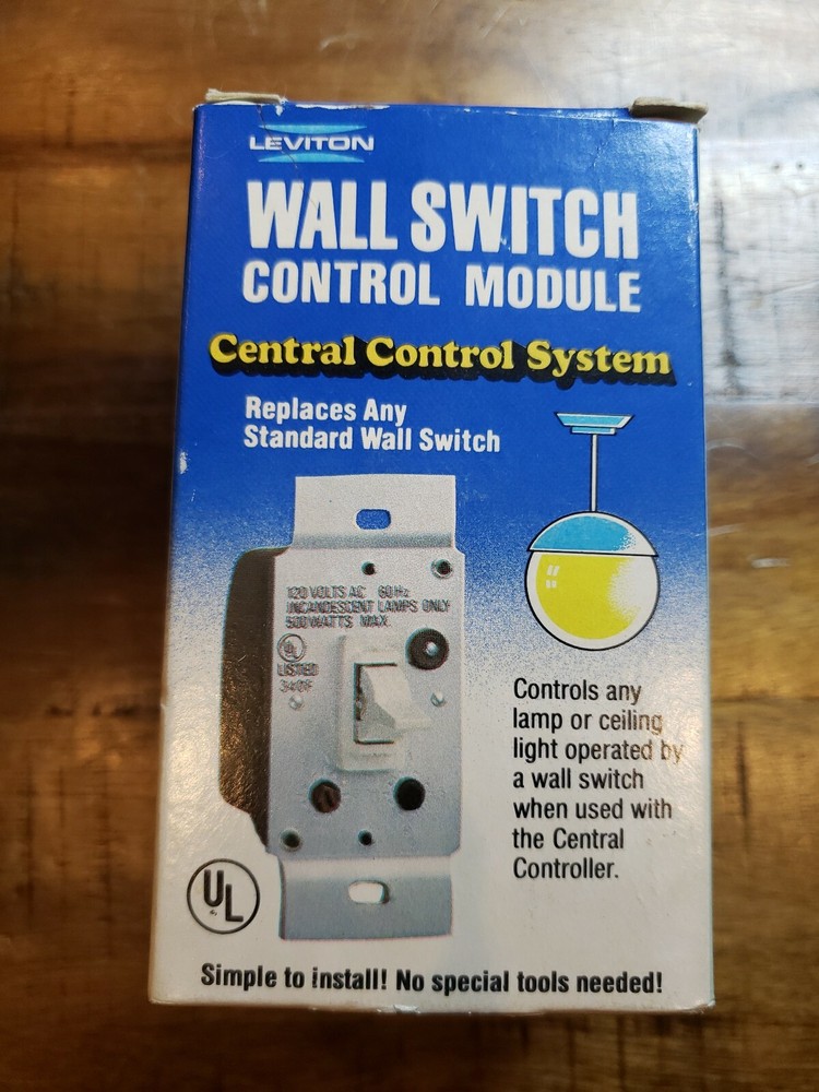 NEW Leviton Wall Switch Control module, central control system. Model# 800-6225