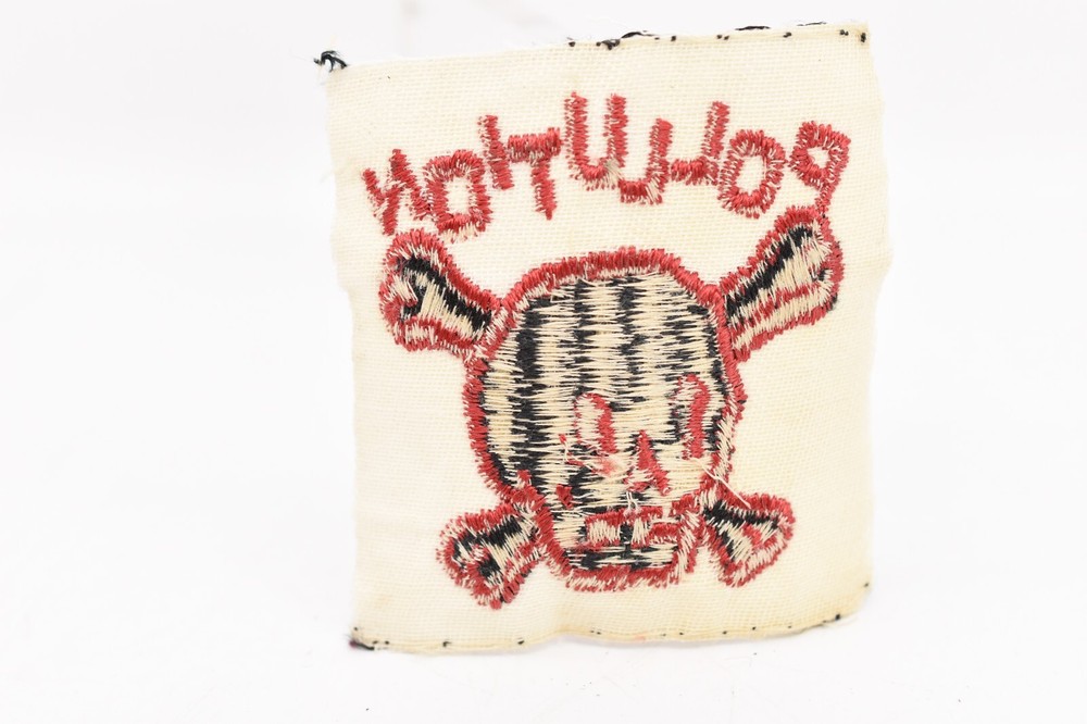 VINTAGE SKULL & CROSSBONES POLLUTION PATCH