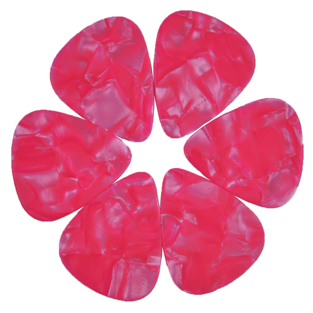 100pcs Medium 0.71mm Blank Guitar Picks Plectrums Celluloid Assorted Colors