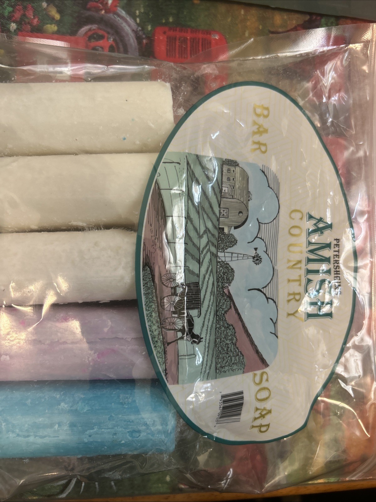 Amish Farm Soap 5Big Scented Bars Sensitive Skin Lathers Great