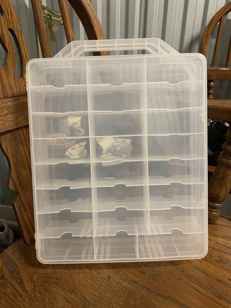 Double Sided Adjustable in Size Plastic Display Box