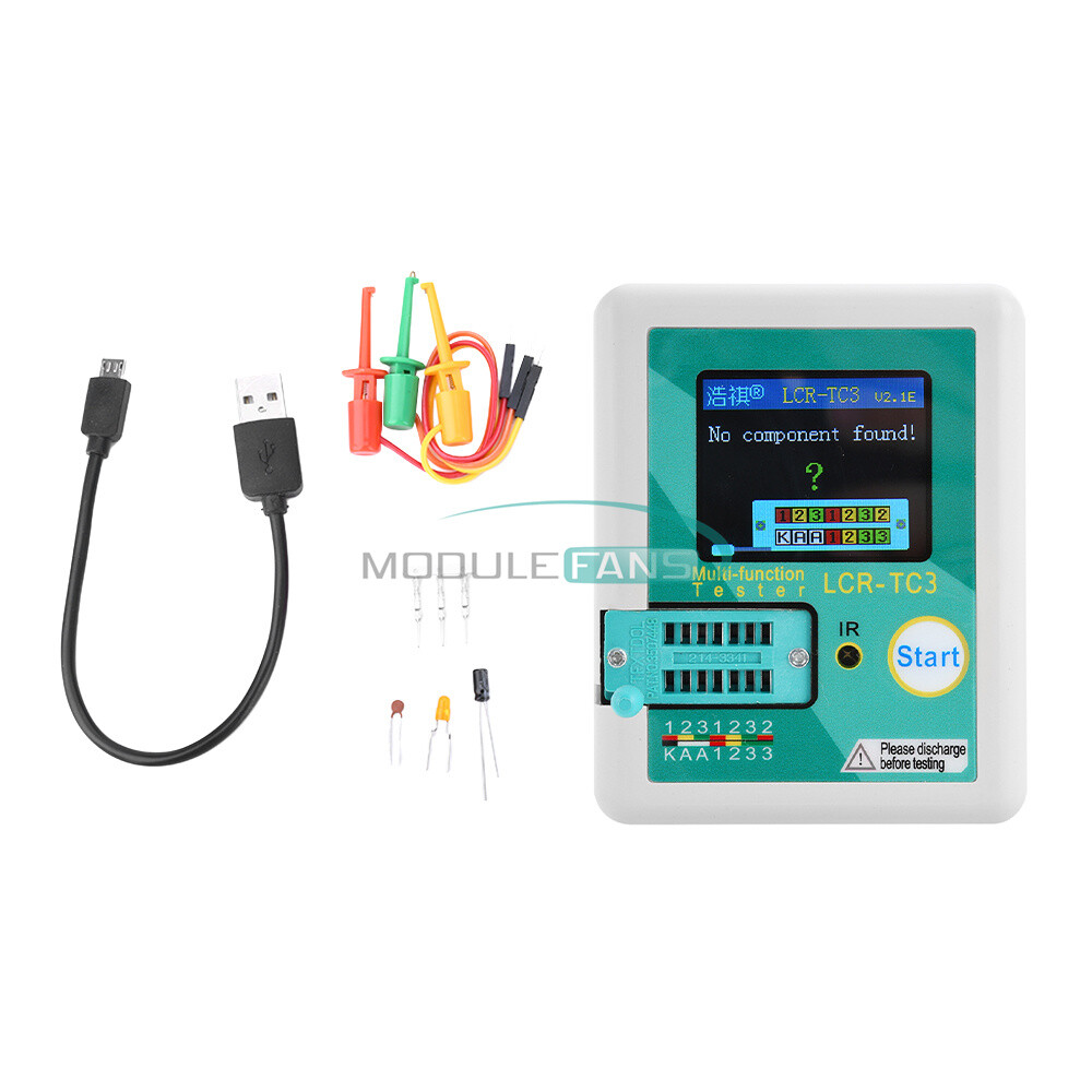 LCR-TC3 V2.1E Upgraded High-precision Transistor Tester Diode Capacitance Tester