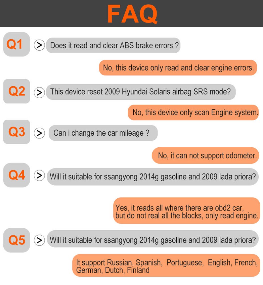 Ancel AD310 Car OBD2 Scanner Code Reader Auto Diagnostic Tool Check Engine Fault