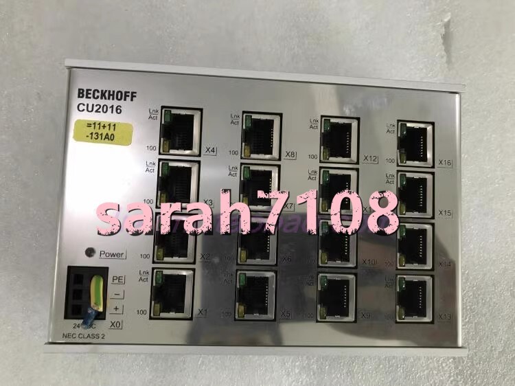 1PC USED BECKHOFF CU2016 Fast By FedEx or DHL