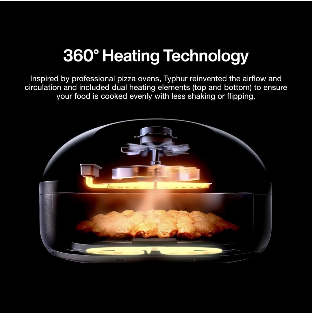 Typhur Dome 2 AI Smart Air Fryer - Self-cleaning Mode / Extra Large Capacity NEW