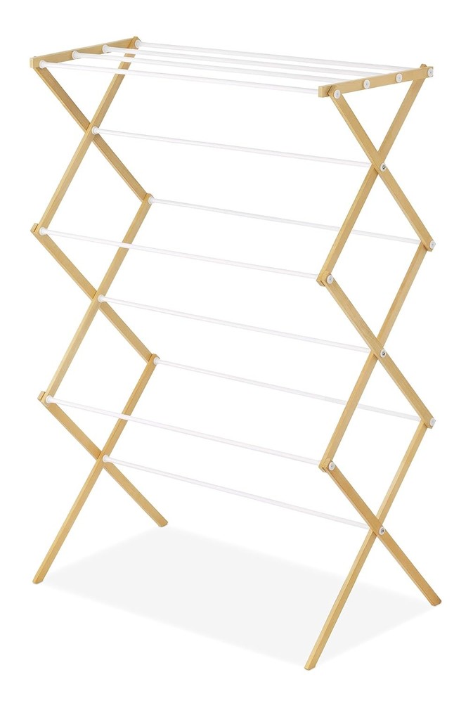Foldable Clothes Drying Rack: 3 Tier Laundry Drying Rack, Collapsible Drying