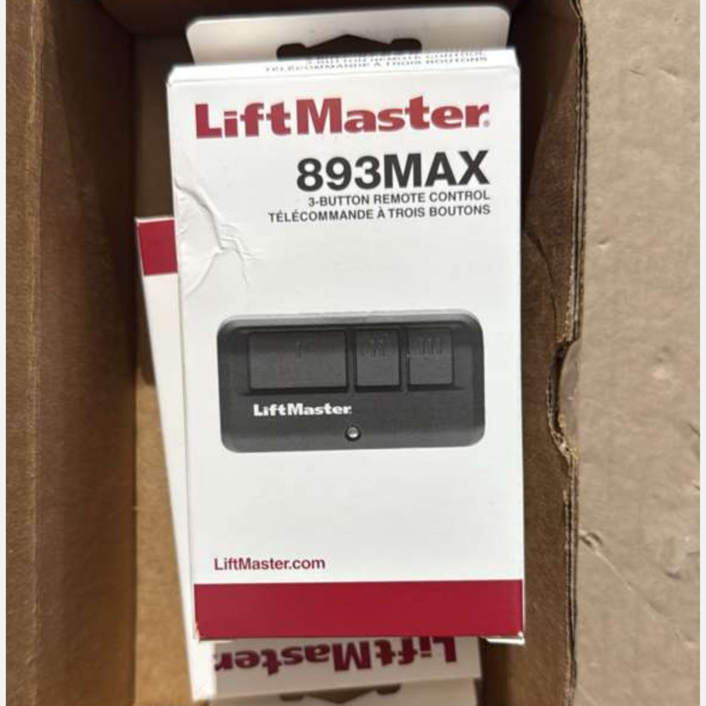 LiftMaster 893MAX 3-Button Garage Door Remote Control Security+ 2.0