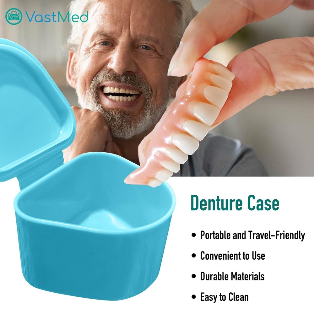 Trapezoid Denture Bath Case by Vastmed
