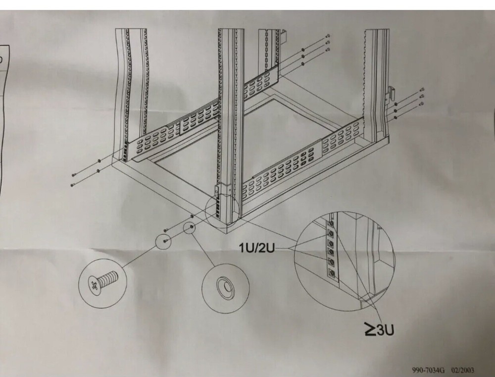 Universal 4-Post Rack Mount Rail Kit (4POSTRAIL) Cisco Compatible