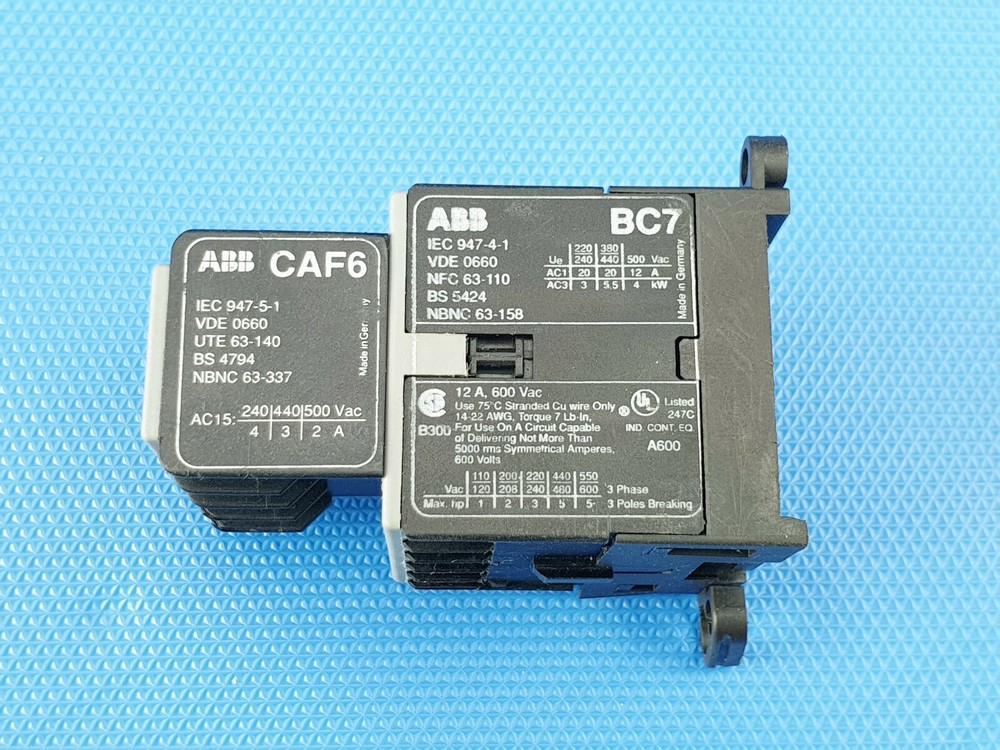 ABB BC7 24V Small Contactor Contactor +CAF6 Inc VAT