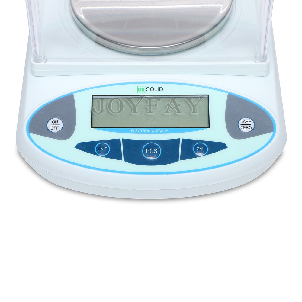 U.S. Solid Analytical Balance 1000 x 0.01 g 10mg Lab Digital Precision Scale