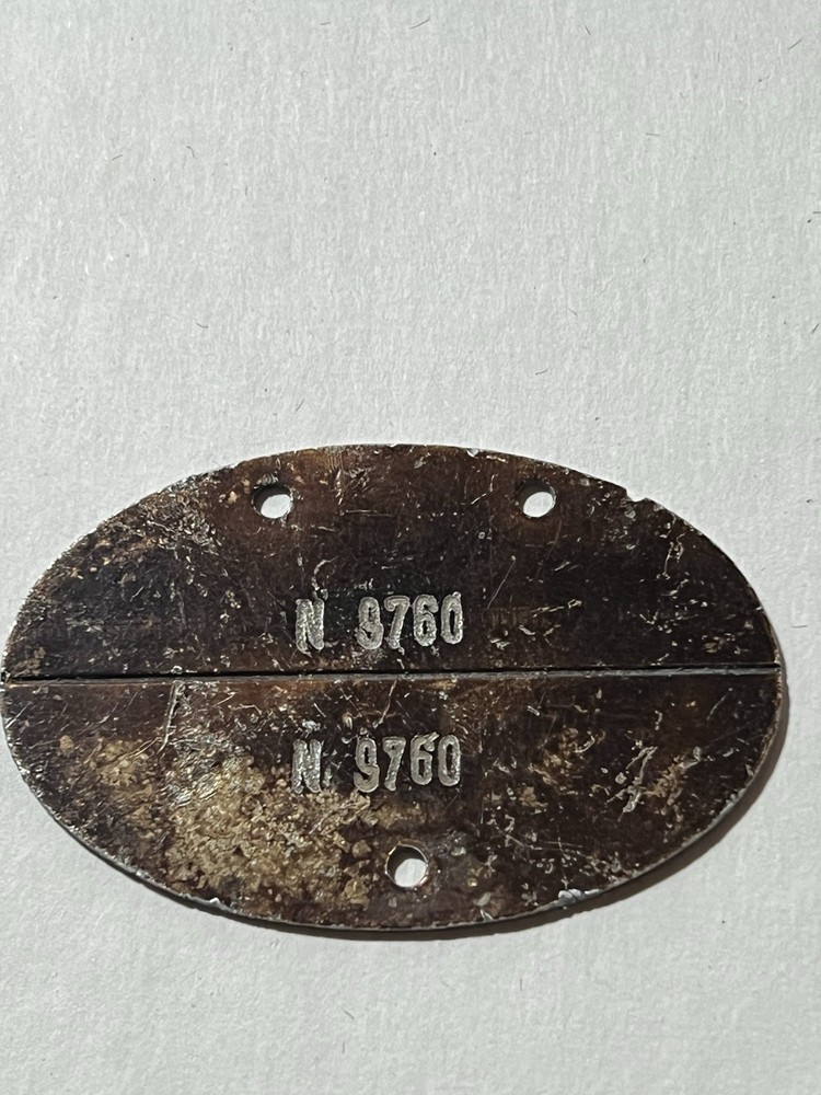 100% Original WW2 Kreigsmarine Dog Tag