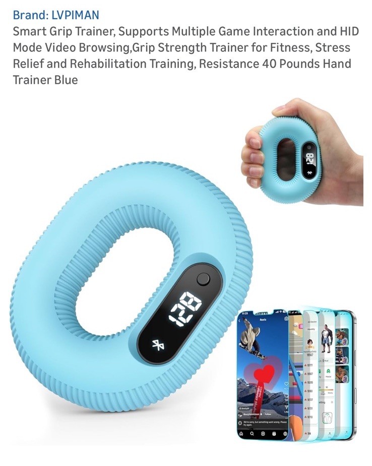 Grip Trainer, Supports Multiple Game Interaction and HID Mode Video Browsing