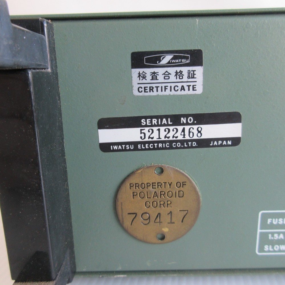 IWATSU ELECTRIC SS-3510 Oscilloscope Powers On Untested