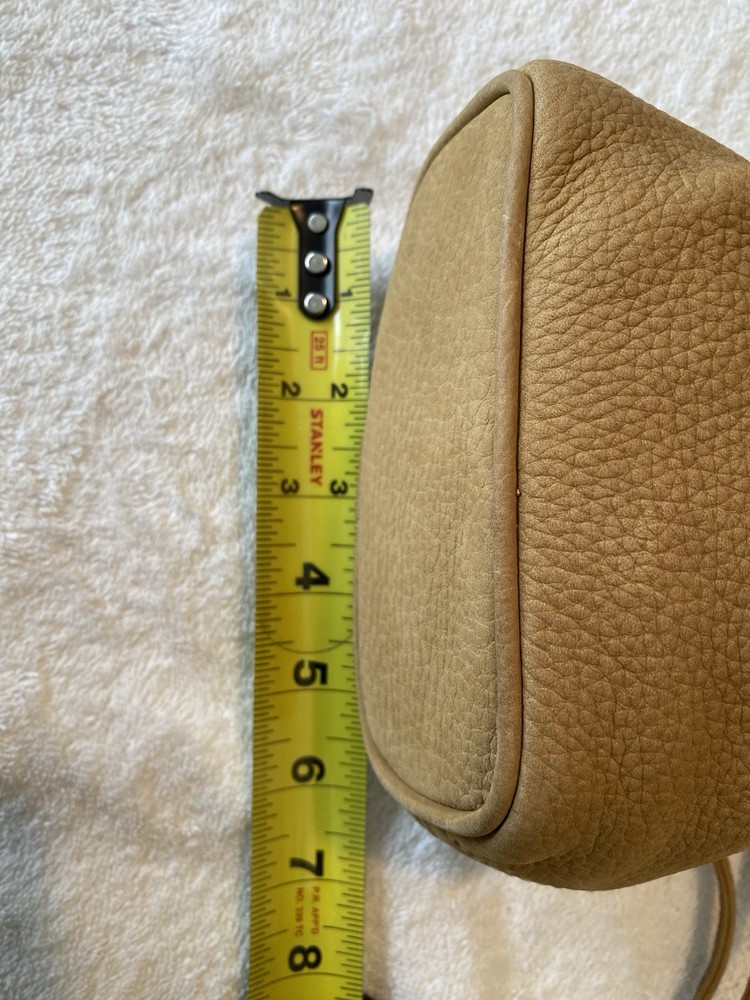 Coach Sonoma Nubuc Drawstring Pouch 4940 Leather Sand