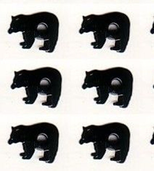 BEAR EYELETS  SCRAPBOOKING  *EYELET OUTLET 10 PCS