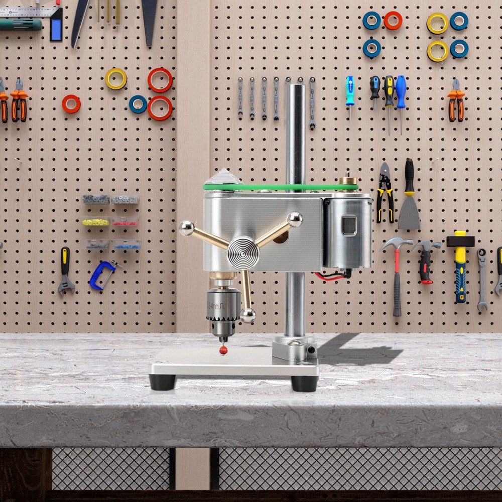 Mini Drill Press Precision Variable Speed Benchtop Drill Press 360° Rotation