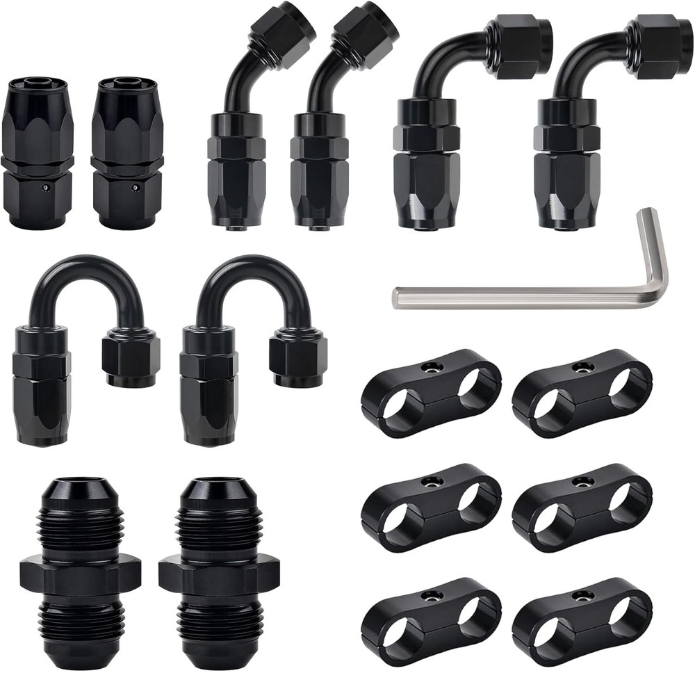 Fuel Hose Fitting AN6 End Kit